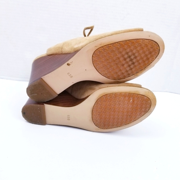Lauren Ralph Lauren Alayna Suede Wedge Sandals, Size 6.5B - Picture 14 of 14